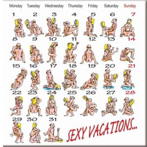 DIABLO PICANTE - KAMASUTRA CLAENDARY MAGNET