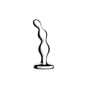 b-Vibe Stainless Steel Weighted Curved Anal Bead Shaped Plug