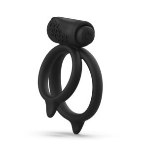 B Swish Bcharmed Basic Plus Silicone Vibrating Double Ring Cock Ring