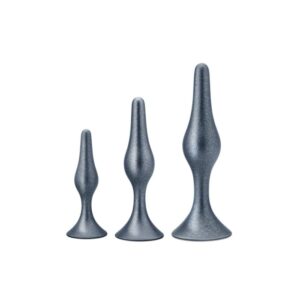 Blush Anal Adventures Matrix Genesis Silicone Graduated Tapered Butt Plug Set