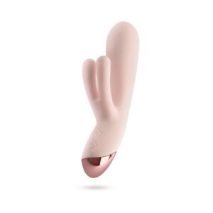 Blush Elora Rechargeable Triple Motor Rumbly Powerful Silicone Rabbit Style Vibrator