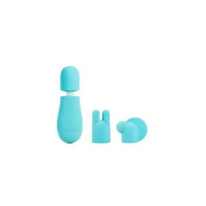 Blush Petite Massage Silcone Wand Vibrator Kit