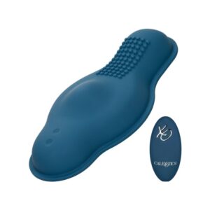 CalExotics Dual Rider Bump And Grind Remote Control Rechargeable Silicone Textured Vibrating Grinding Pad