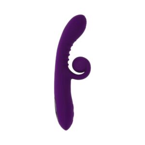 Evolved Curlicue Silicone Rechargeable Constant Contact Rabbit Style Vibrator