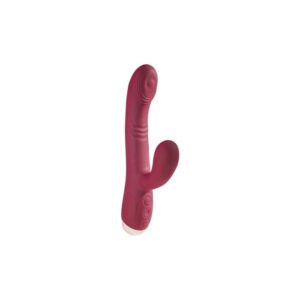 Evolved Double Tap Thumping Dual Stimulator Rechargeable Waterproof Tapping Rabbit