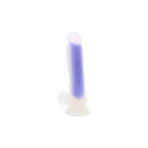 Evolved Luminous Stud Glow-in-the-Dark Core Suction Cup Silicone Realistic Large Girthy Dildo