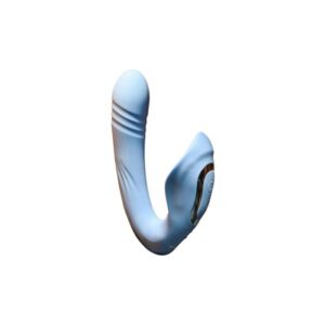 Evolved Tap & Thrust Rechargeable Silicone Thrusting Tapping Curved Vibrator