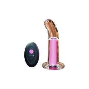 Gender X Pink Paradise Rechargeable Vibrating Remote Control Curved Butt Plug